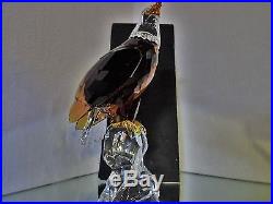Swarovski Crystal Bald Eagle Scs, L. E. 1 Of 10k Only, # 1042762 Mib