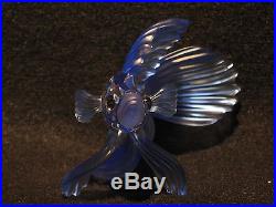 SWAROVSKI CRYSTAL BLUE SIAMESE FIGHTING FISH Item # 7644 NR 000 005