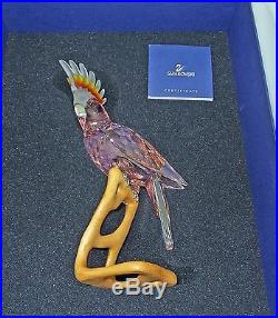 SWAROVSKI CRYSTAL COCKATOO GIANT BIRD FIGURINE MINT IN BOX/COA