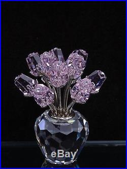 SWAROVSKI CRYSTAL DOZEN PINK ROSES FIGURINE With ORIGINAL BOX & COA 7785 000 002 SWAROVSKI CRYSTAL DOZEN PINK ROSES FIGURINE With ORIGINAL BOX & COA 7785 000 002