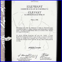 SWAROVSKI CRYSTAL ELEPHANT LIMITED EDITION OUT OF 10,000 MINT IN BOX WITH PAPERS
