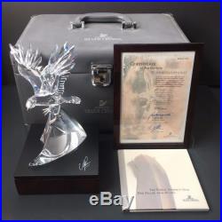 SWAROVSKI CRYSTAL FIGURINE The Eagle 1995 Limited Edition CASE INCLUDED V1 QQ