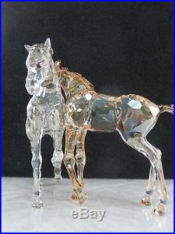 Swarovski Crystal Foals Retired 2010 Mib #1121627
