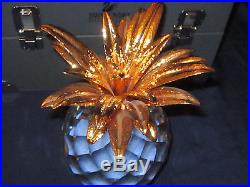 SWAROVSKI CRYSTAL Giant Pineapple Gold Leaf 7507 NR 260 001 010116 Box