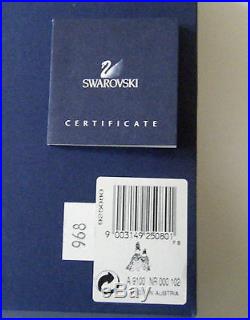 SWAROVSKI CRYSTAL HOOPOES FIGURINE #925080 RETIRED NEW IN BOX WITH COA