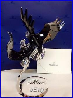 SWAROVSKI CRYSTAL LIMITED EDITION 2015 PAIR OF EAGLES MINT IN BOX NR