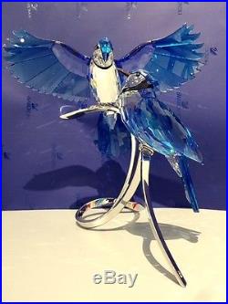 Swarovski Crystal Mother Nature Blue Jays New In Box Nr