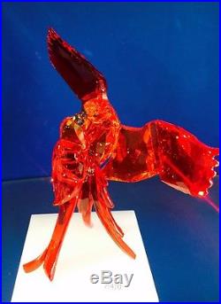 SWAROVSKI CRYSTAL MOTHER NATURE RED PARROTS NEW FOR 2015 NEW IN BOX NR