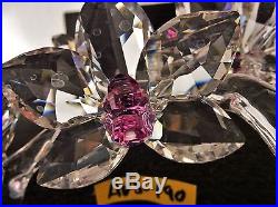 Swarovski Crystal Orchids Flowers On Branch, #9400 000 047 / 864 443 Mib