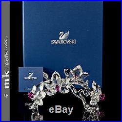 SWAROVSKI CRYSTAL ORCHIDS MINT IN BOX WITH CERT