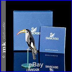 SWAROVSKI CRYSTAL PARADISE BLACK DIAMOND BELYAKA BIRD MINT IN BOX WITH CERT