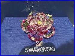 SWAROVSKI CRYSTAL PEONY NEW IN BOX NR
