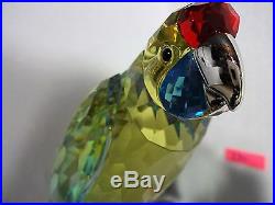 Swarovski Crystal Rosella Green Paradise Parrot Bird, # 9600 085 / 901 601 Mib