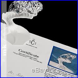 SWAROVSKI CRYSTAL SCS LOVEBIRDS 1987 CARING AND SHARING W BOX AND CERT