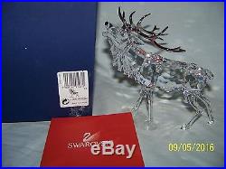 Swarovski Crystal Stag Figurine Rare Encounters New In Box 7608nr000004 Retired