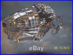 Swarovski Crystal The Buffalo Figurine New In Box Retired 7685nr000003