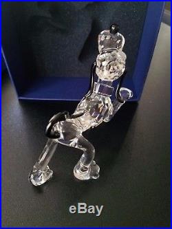 SWAROVSKI Crystal Austria WALT DISNEY PLUTO Figure Figurine Dog Puppy Pup 692344