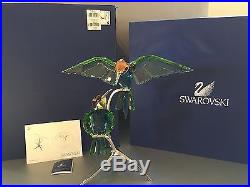 SWAROVSKI Crystal BEE-EATERS PERIDOT 957128 MINT with Original Box & COA Birds