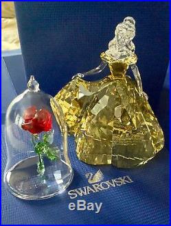 SWAROVSKI Crystal BELLE & ENCHANTED ROSE from Beauty & the Beast 2017