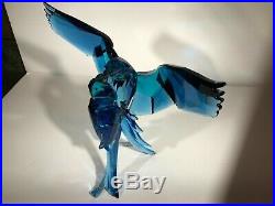 SWAROVSKI Crystal BLUE PARROTS Birds Of Paradise (5136775)Signed NIB