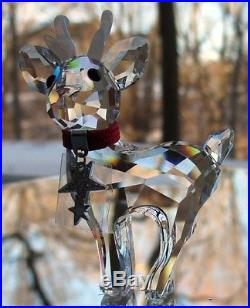 SWAROVSKI Crystal Christmas Baby Reindeer Figurine Mint & New in Box