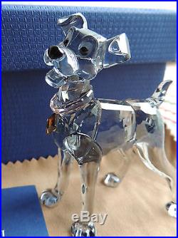SWAROVSKI Crystal Disney Lady and the Tramp DOG Tramp mint with Box FIGURE coa