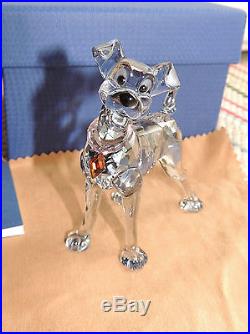 SWAROVSKI Crystal Disney Lady and the Tramp DOG Tramp mint with Box FIGURE coa