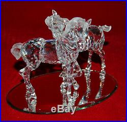 SWAROVSKI Crystal FOALS Signed by Martin Zendron