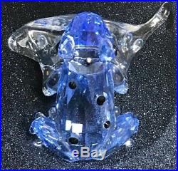 SWAROVSKI Crystal Figurine BLUE DART FROG SCS 2009 RARE 955439 MIB & COA Retired