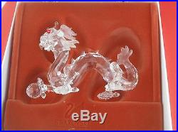 SWAROVSKI Crystal Figurine CHINESE Imperial DRAGON Retired SCS 1997 Original Box