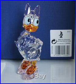 SWAROVSKI Crystal Figurine Disney Daisy Duck Colored 5115334 BRAND NEW MIB COA