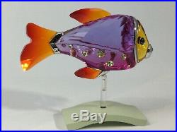 SWAROVSKI Crystal Fish Paradise Camaret Fuschia Purple Stunning! FiP1