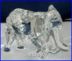 SWAROVSKI Crystal INSPIRATION AFRICA ELEPHANT DO1X931 /169970 & 1993-1995 PLAQUE