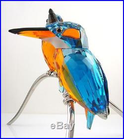 SWAROVSKI Crystal Kingfishers Birds 945090 Retired Figurine with Original Box J EX