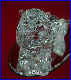 SWAROVSKI Crystal LION Transpiration Africa 1995 Original Box + COA