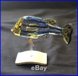 SWAROVSKI Crystal PARADISE FISH Object Catumbela With STAND Exotic South SEA