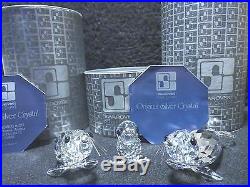 SWAROVSKI Crystal SEAL FAMILY SC & SILVER WHISKERS US release only All MIB WOW