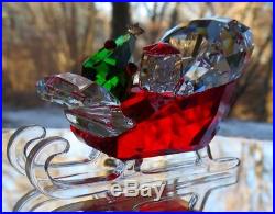 SWAROVSKI Crystal Santas Sleigh Figurine #5403203 New in Box