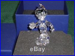 Swarovski Disney Pinocchio Figurine #1016766 Mint In Original Box Spectacular