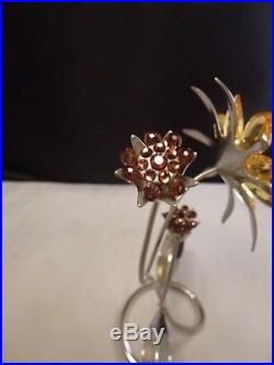 SWAROVSKI Darigold Light Topaz Marigold Flower Figurine Mint & signed