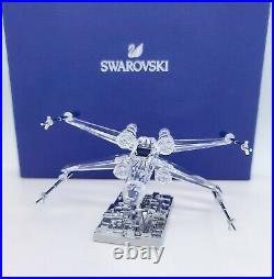 SWAROVSKI Disney Star Wars X-Wing Starfighter Crystal Figurine Display 5506805