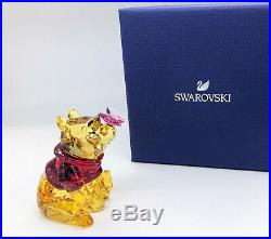 SWAROVSKI Disney Winnie the Pooh w Butterfly Crystal Figurine Display 5282928