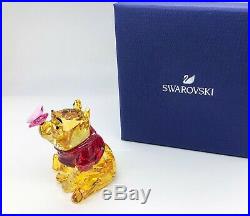SWAROVSKI Disney Winnie the Pooh w Butterfly Crystal Figurine Display 5282928