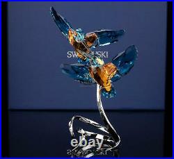 SWAROVSKI Figurine Crystal Paradise Birds Large Kingfisher Couple 5136835