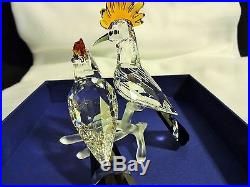 SWAROVSKI HOOPOES Birds Figurine, # 9100 000 102 / 925 080 ONLY 1 ON AUCTION
