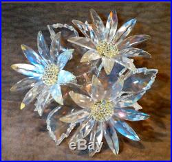 SWAROVSKI MAXI FLOWER ARRANGEMENT RETIRED 2008 MIB! Crystal daisies