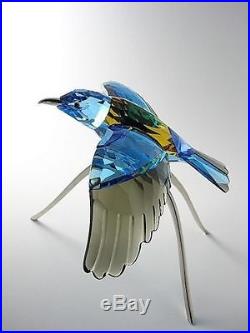 SWAROVSKI ROLLER BLUE TURQUOISE #957568 BLUE BIRD IN FLIGHT BNIB