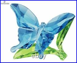 SWAROVSKI Retired 2016 Butterfly on Leaves-5136834-NEW in Box-MINT-MIB