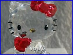 SWAROVSKI SANRIO HELLO KITTY WITH RED APPLE AND BOW, 1096878, MIB WithPAMPHLET