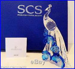 SWAROVSKI SCS 2015 MEMBER EXCLUSIVE WHITE PEACOCK , #5063695 BNIB